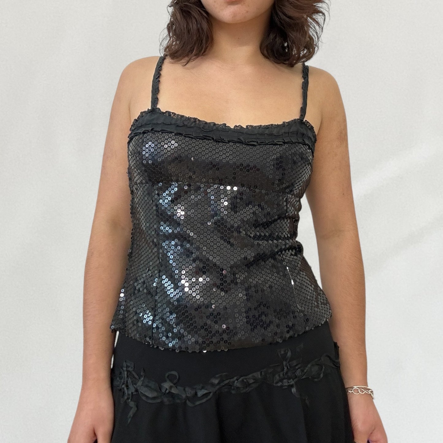 Miu Miu sequin cami top