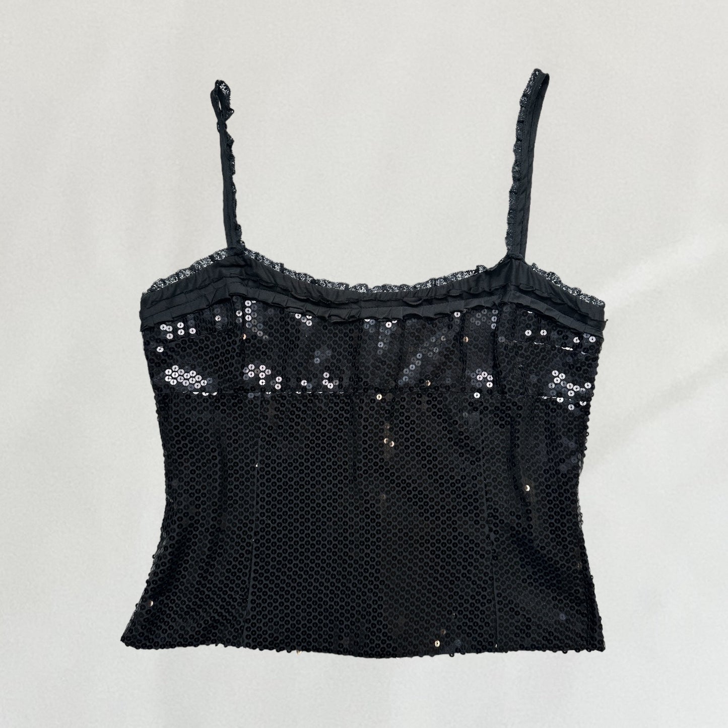 Miu Miu sequin cami top