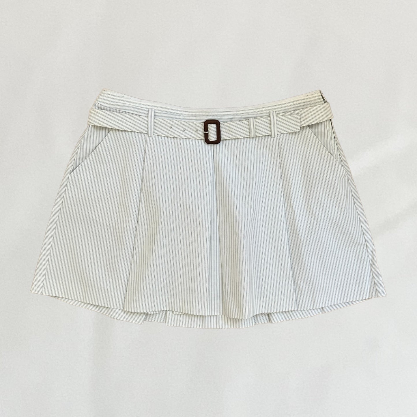 Prada striped mini skirt