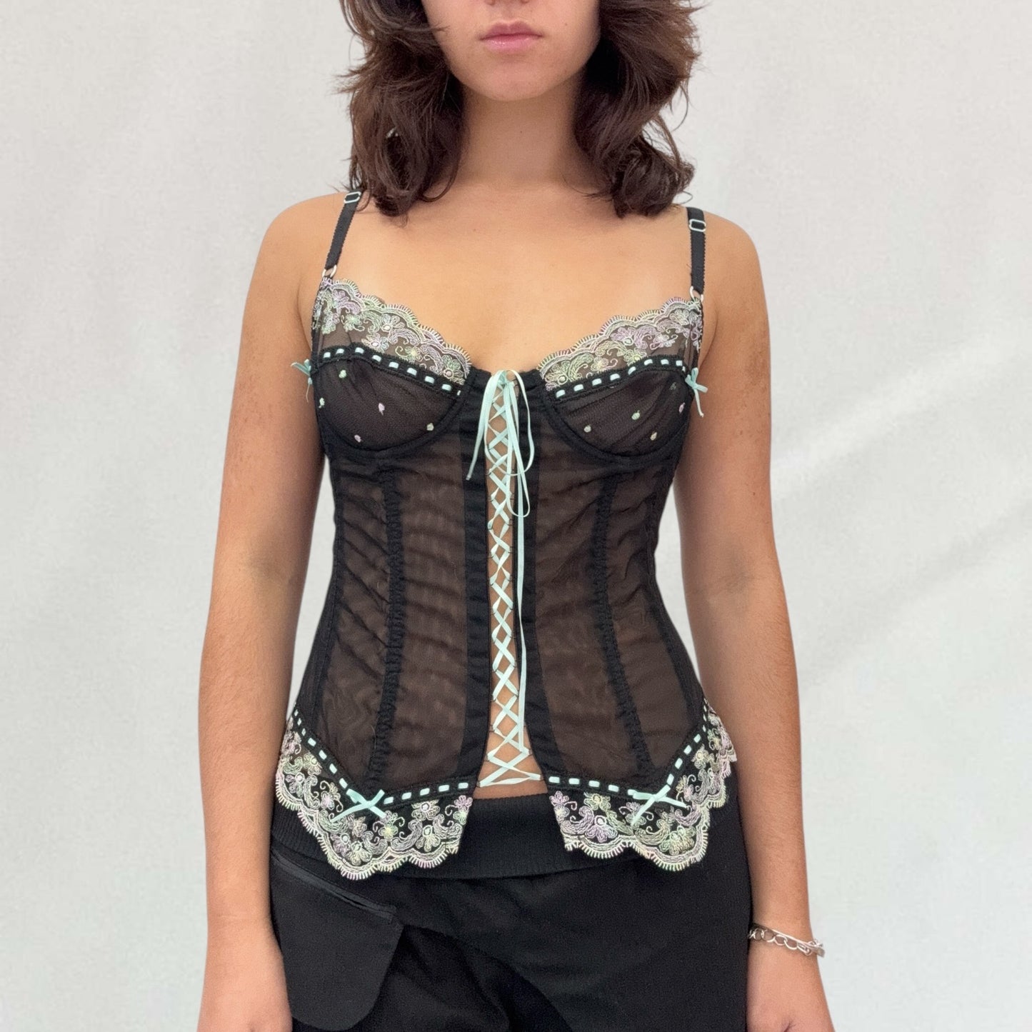 Roberto Cavalli corset top