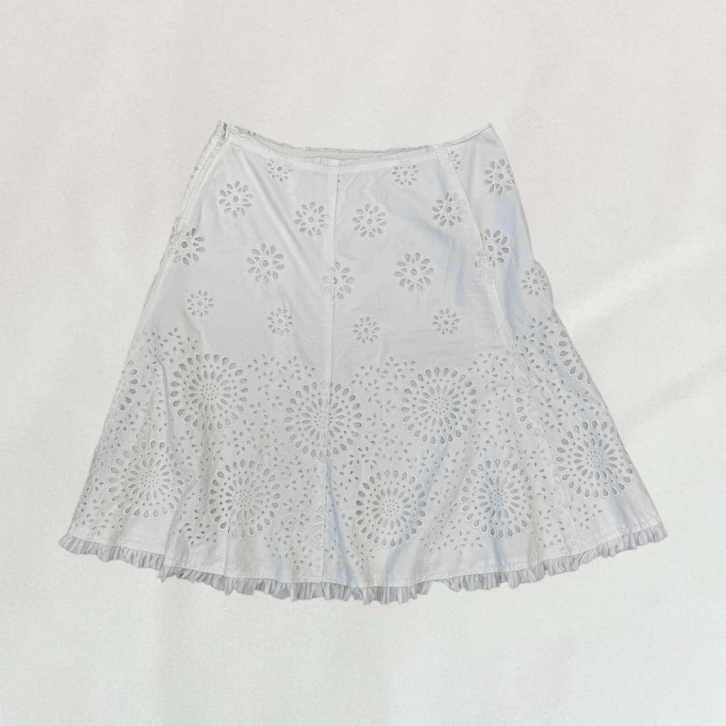 Prada broderie skirt