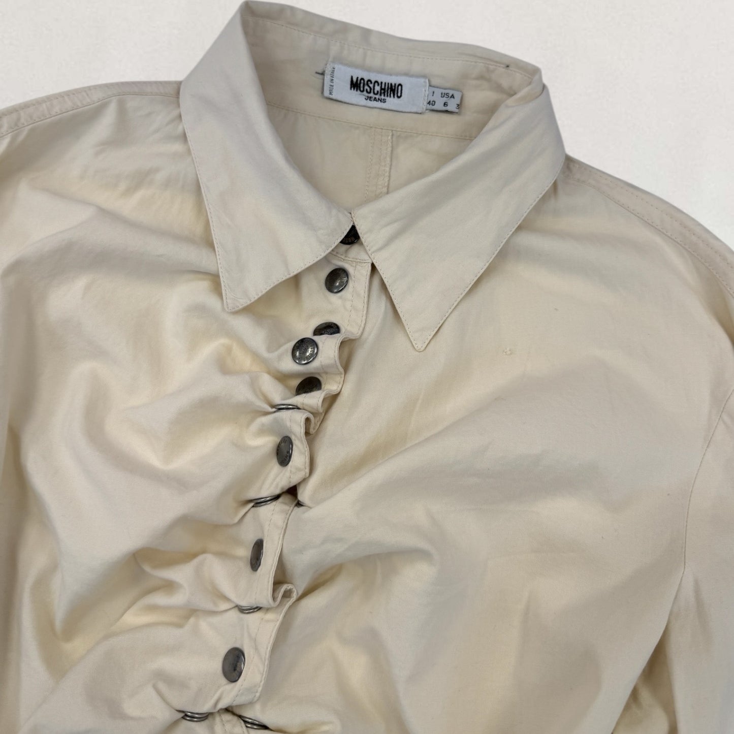 Moschino ruched shirt