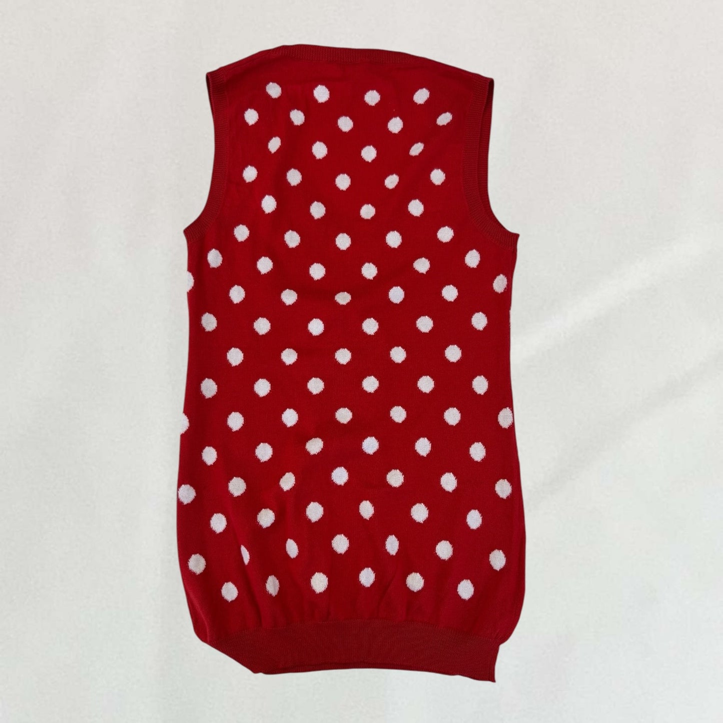 Miu Miu polka dot vest