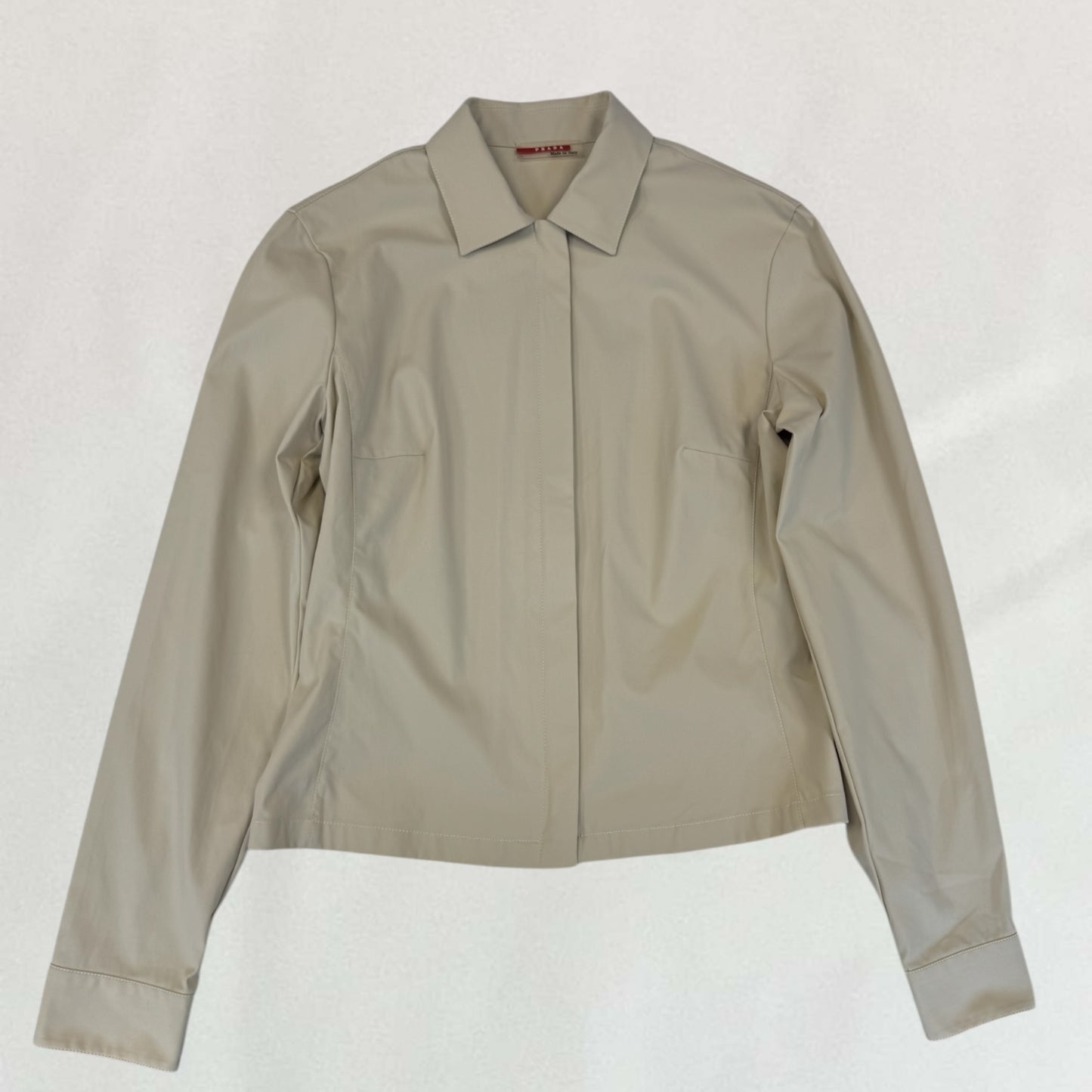 Prada zip up shirt