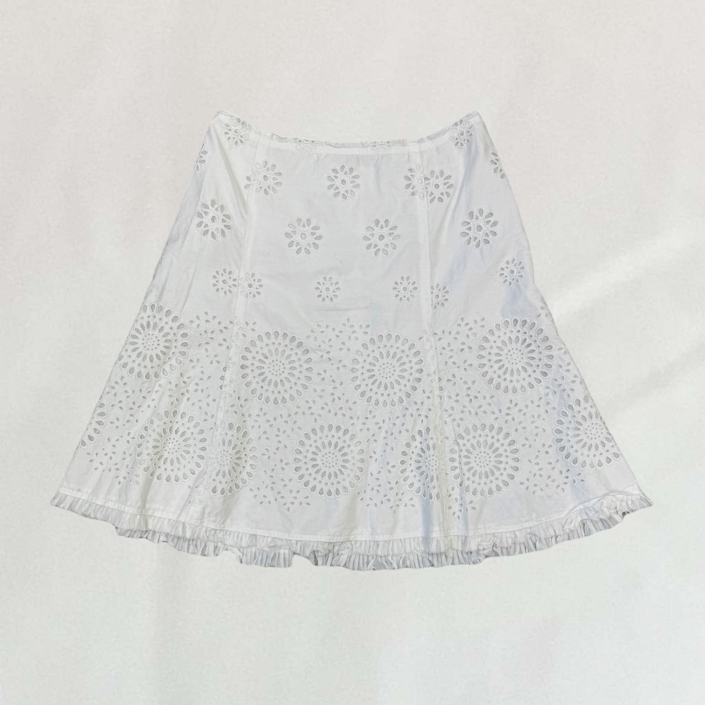 Prada broderie skirt