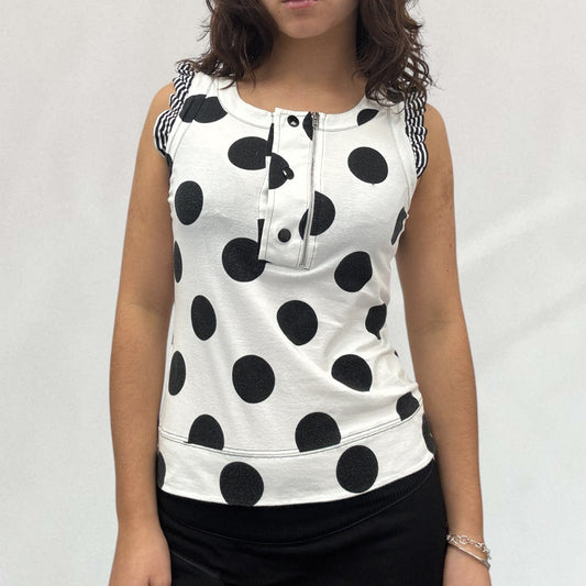 Moschino polka dot top