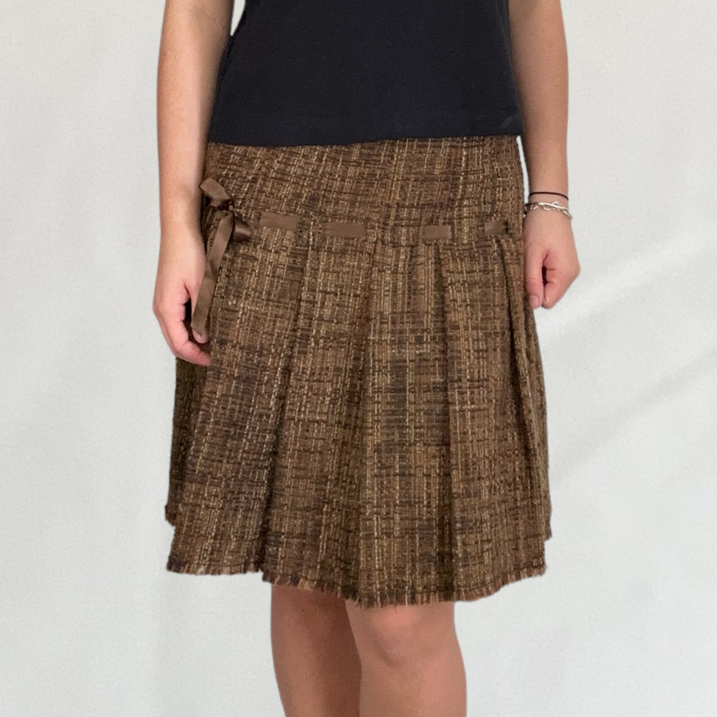 Moschino tweed skirt