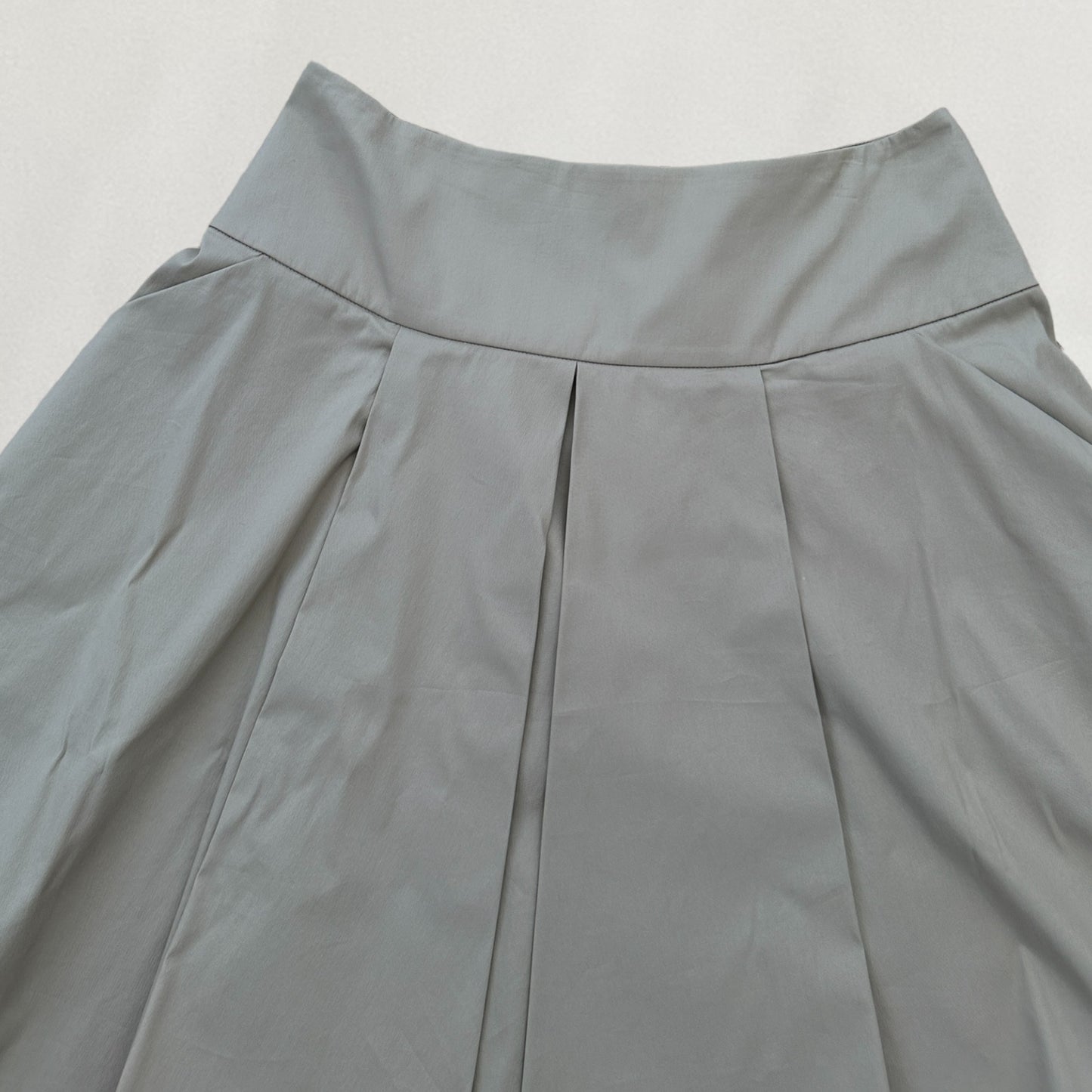 Prada pleated midi skirt with pockets