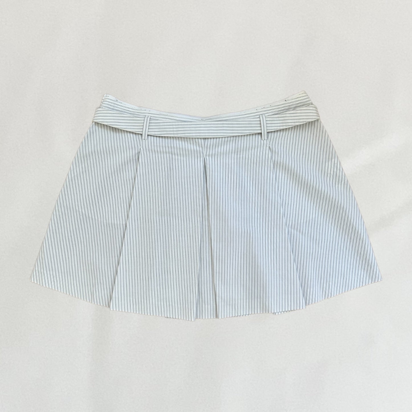 Prada striped mini skirt