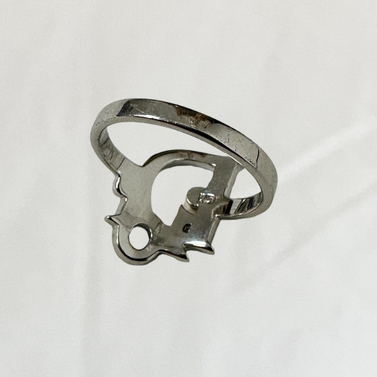 Dior oblique logo ring