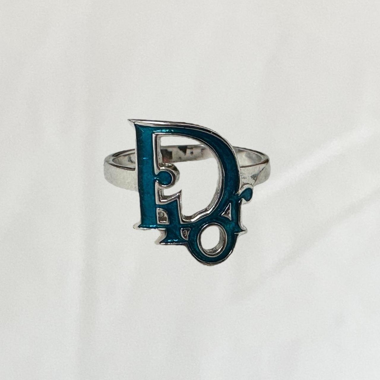 Dior oblique logo ring