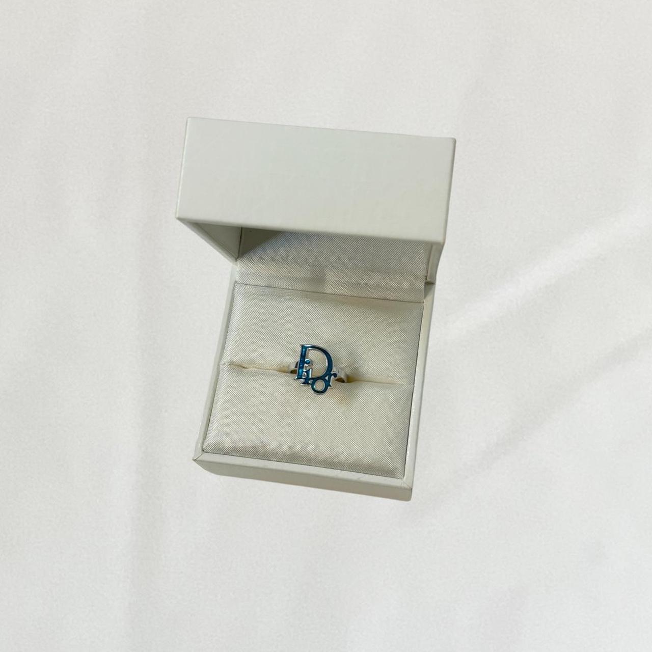 Dior oblique logo ring